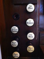 Ringwood Meeting House Organ Stops Left