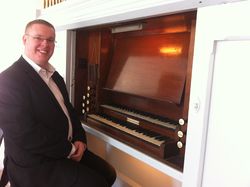 Andrew West at Ringwood Meeting House, Hampshire