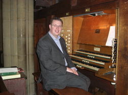 Andrew West at the Organ of St Mary's, Slough