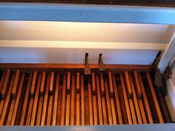Ringwood Meeting House Organ Pedal Board