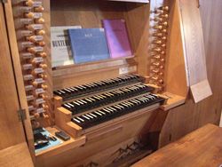 Boulogne Cathedral Organ Console
