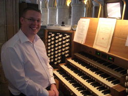 Andrew West at Gloucester Cathedral