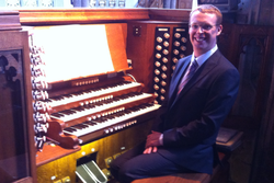 ANdrew West at St Peter & St Paul, Wisbech, Cambridgeshire, Harrison organ
