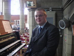 Andrew West at the Organ of St Mary's & All Saints Church, Potters Bar